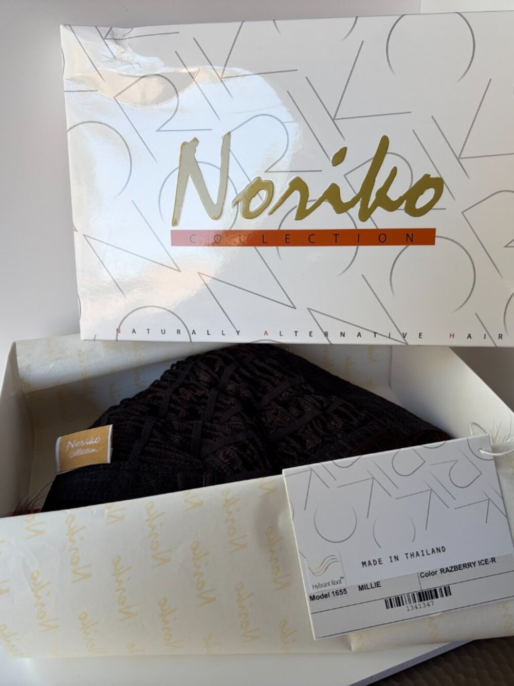 NWT Noriko MILLIE in Razberry Ice R, Petite/Avg Cap,Synthetic Wig - Picture 11 of 11